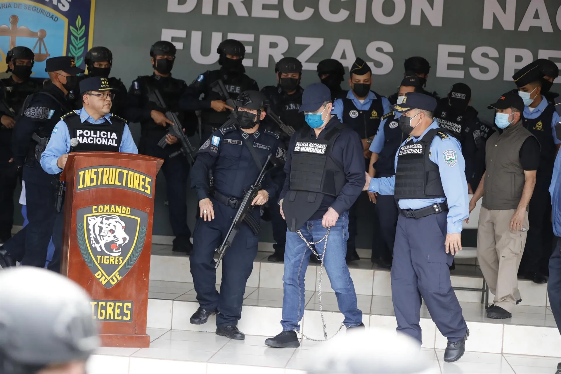 Autorizada extradición de expresidente hondureño a EEUU