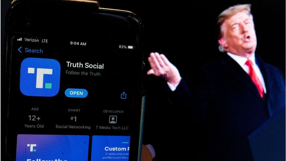 Truth Social: Trump estrena su red social mientras sigue vetado en Twitter