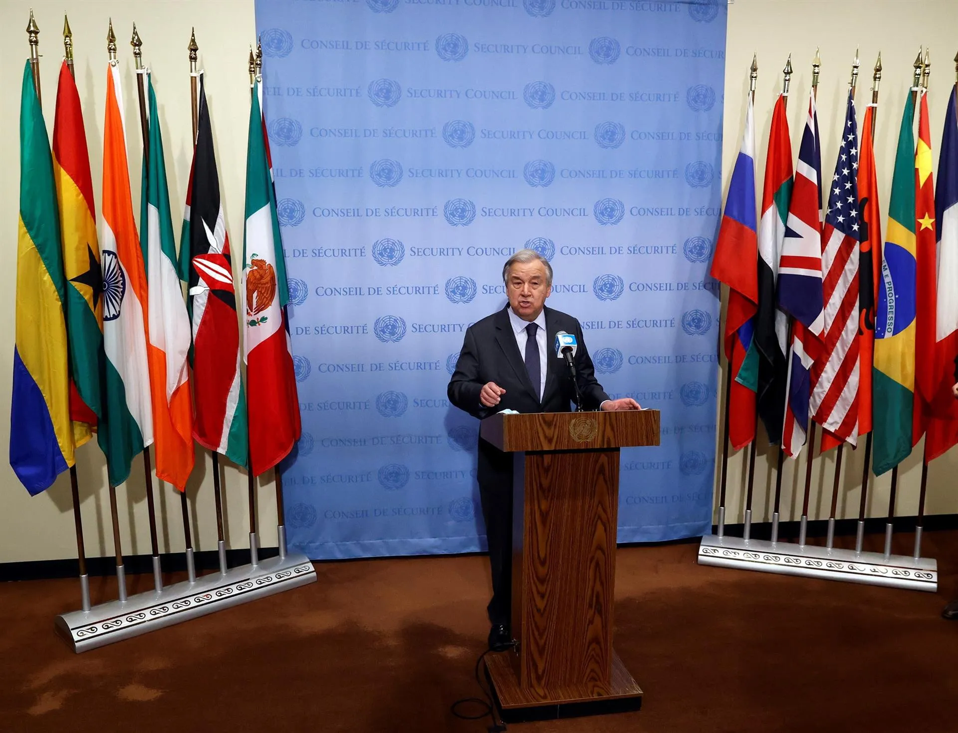 Rusia acusa a Guterres de ONU de sucumbir a presiones de Occidente