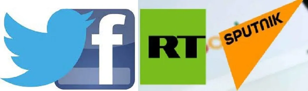 Rusia bloquea Twitter tras restringir Facebook y Occidente veta a Russia Today (RT) y Sputnik