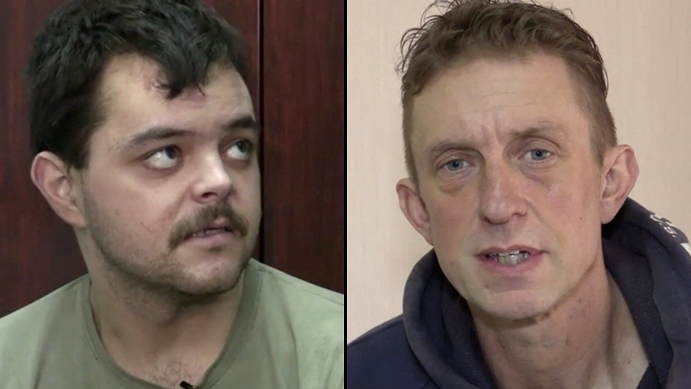 Rusia y Ucrania: los soldados británicos presos que aparecieron en la TV rusa pidiendo ser intercambiados por un aliado de Putin