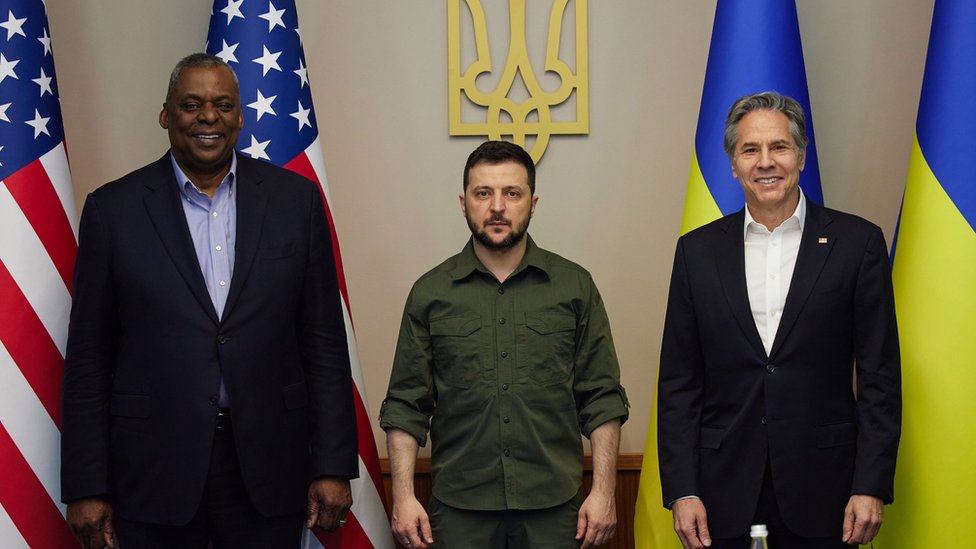 Rusia y Ucrania: las fuertes declaraciones del secretario de Defensa de EEUU tras una visita a Kiev