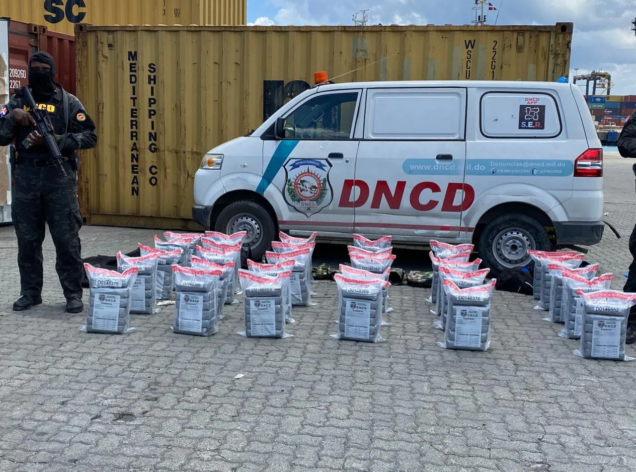 Confiscan 180 paquetes de cocaína en una carga de café en Puerto Caucedo