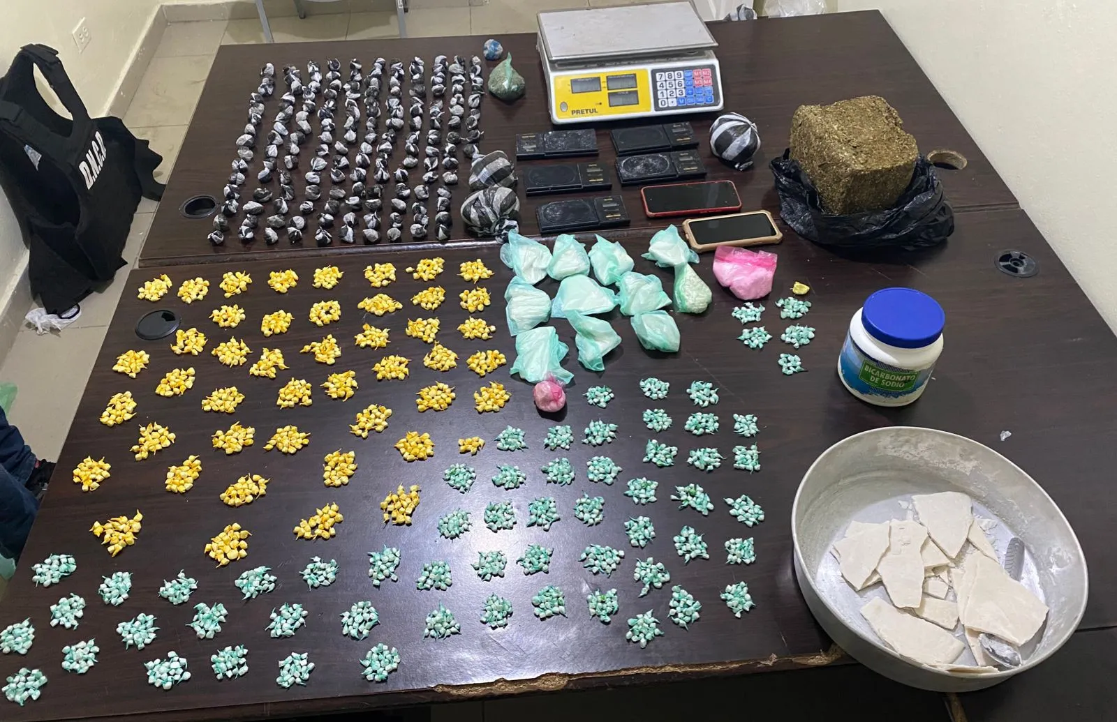 Confiscan más de 22 mil gramos de diferentes drogas en el fin de semana