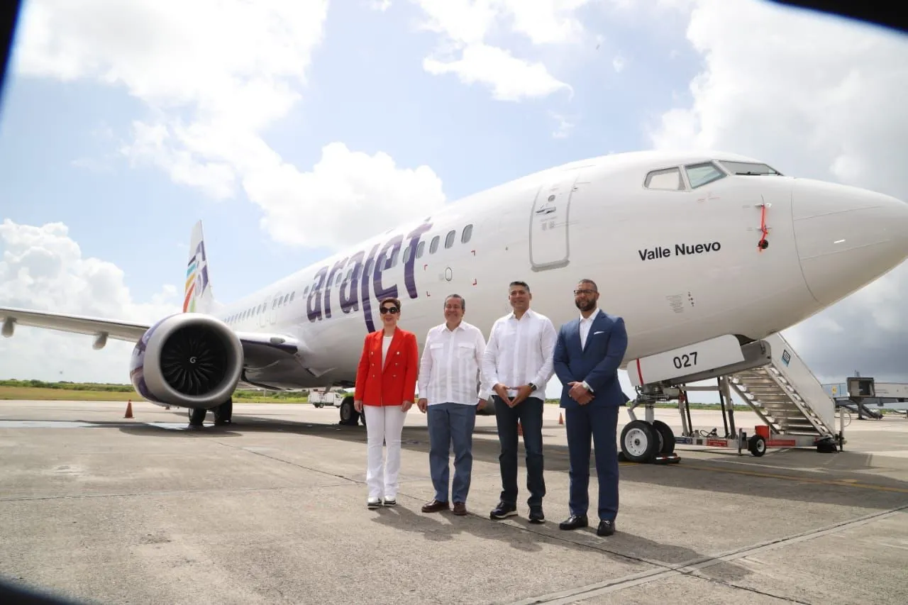 Arajet recibe su segunda aeronave Valle Nuevo