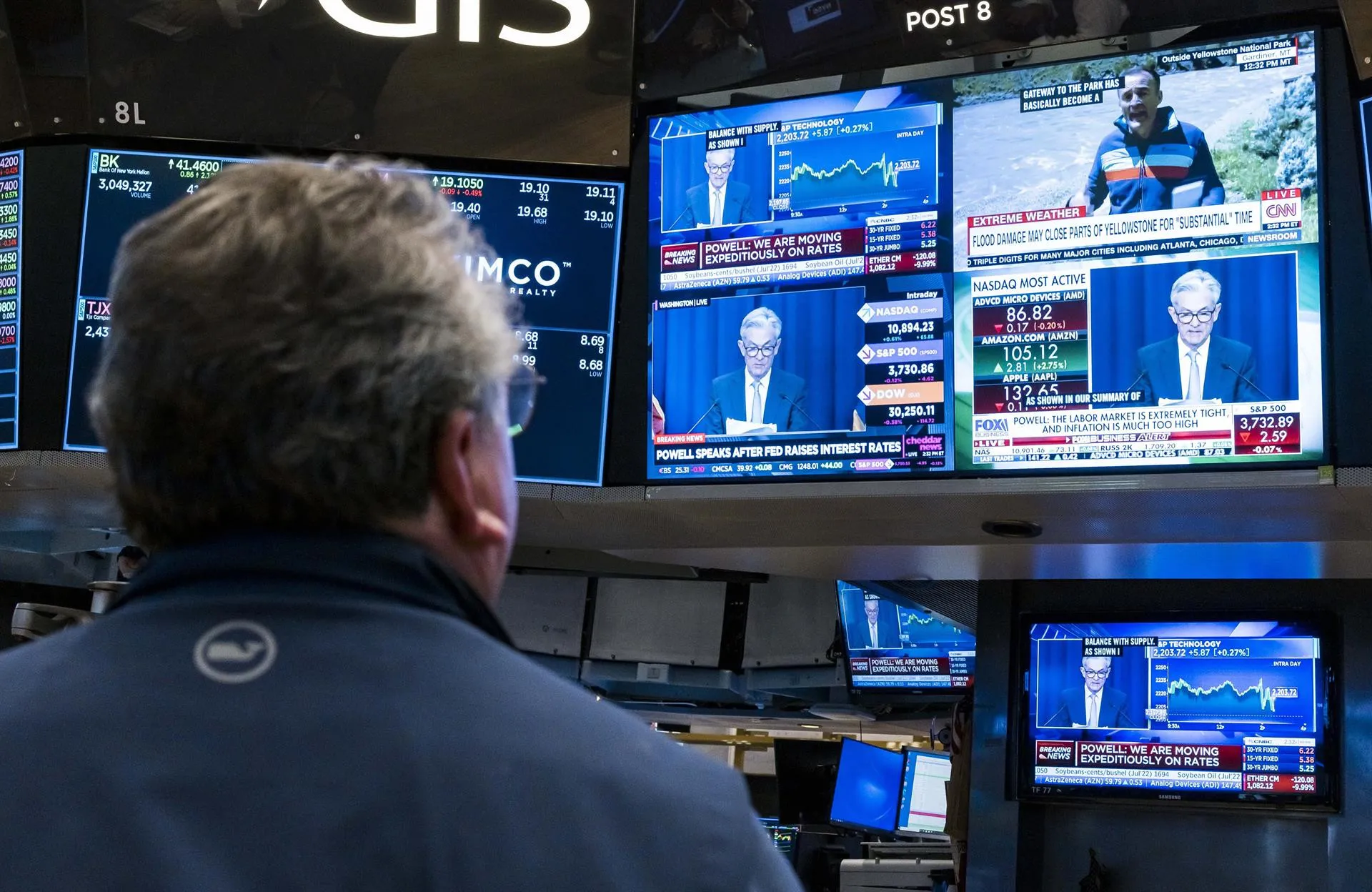 Wall Street abre en rojo y el Dow Jones baja un 0,06 %
