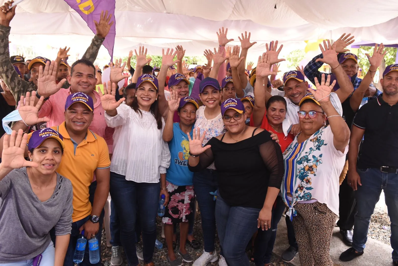 Margarita Cedeño promete llevar el PLD de nuevo al poder
