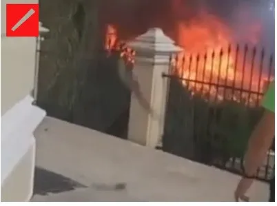 Incendio afecta restaurante Lumaka y el Banco de Reservas de Boca Chica