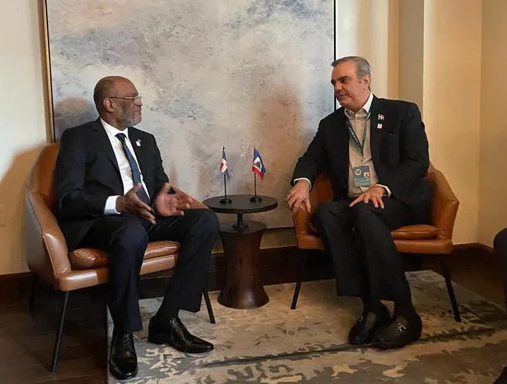 Abinader se reunió con el primer ministro de Haití, Ariel Henry