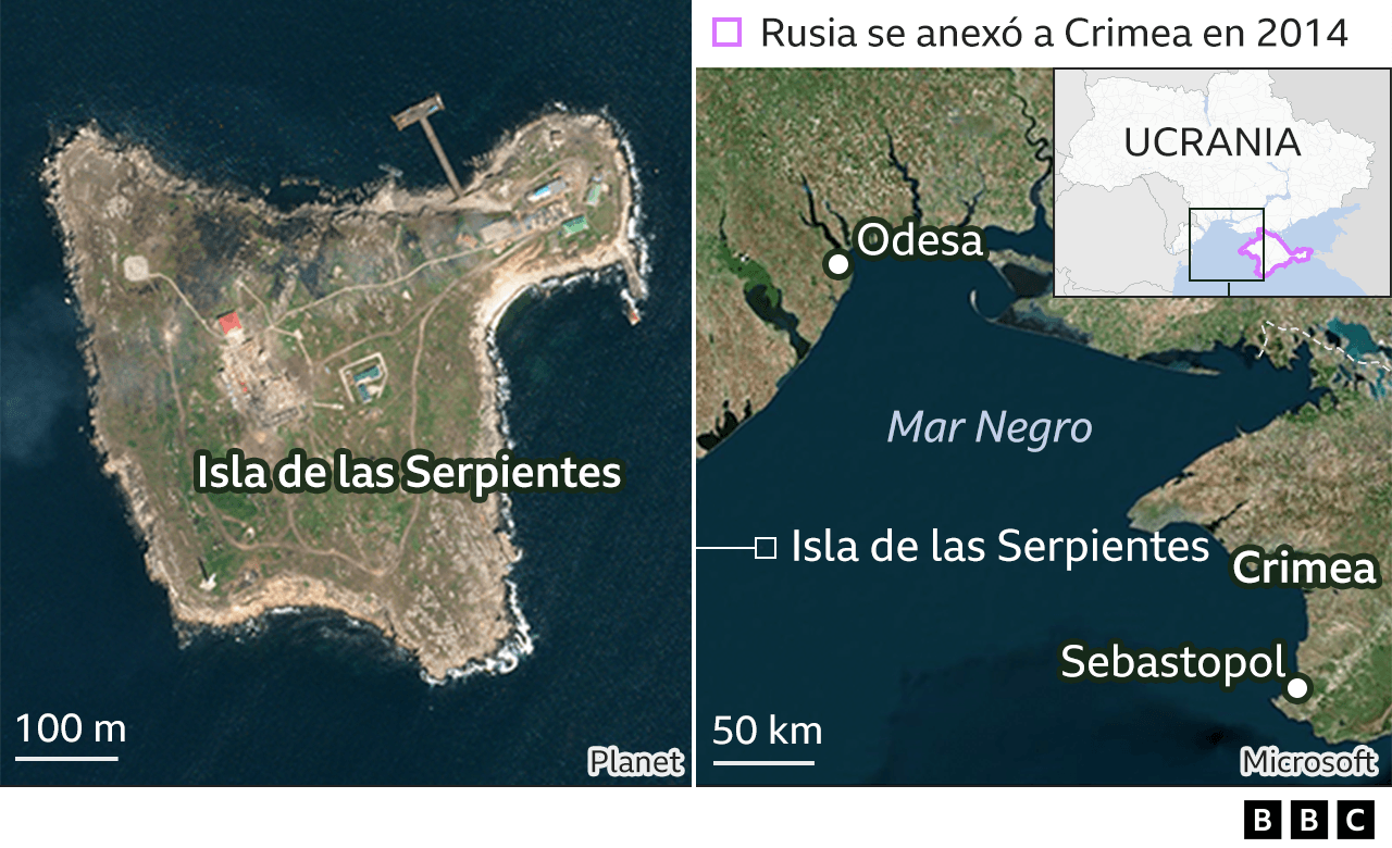 Isla de las Serpientes: por qué es clave que Ucrania le haya arrebatado a Rusia el control del islote en el Mar Negro