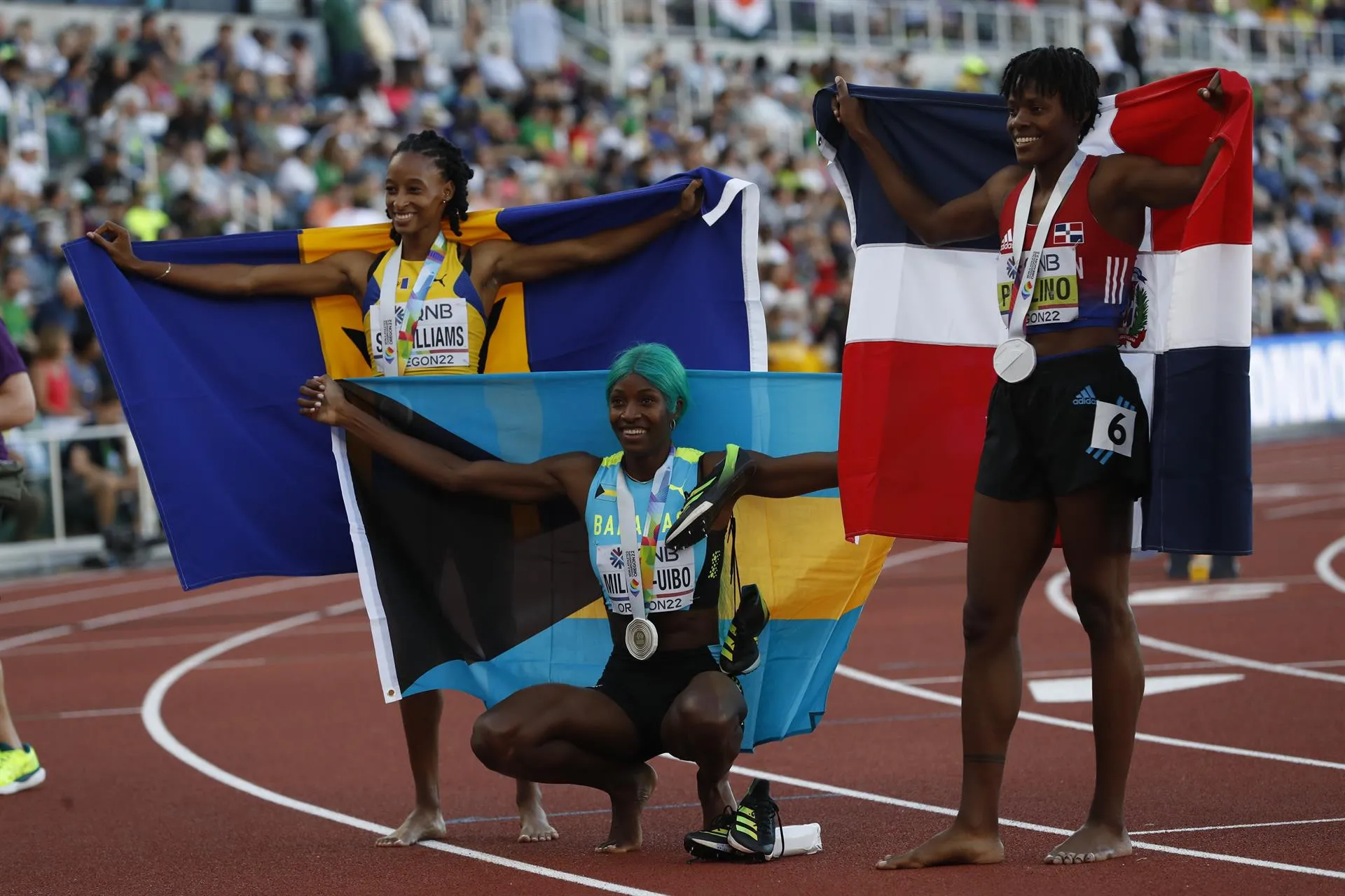 Shaunae Miller-Uibo gana el gran duelo a Marileidy Paulino