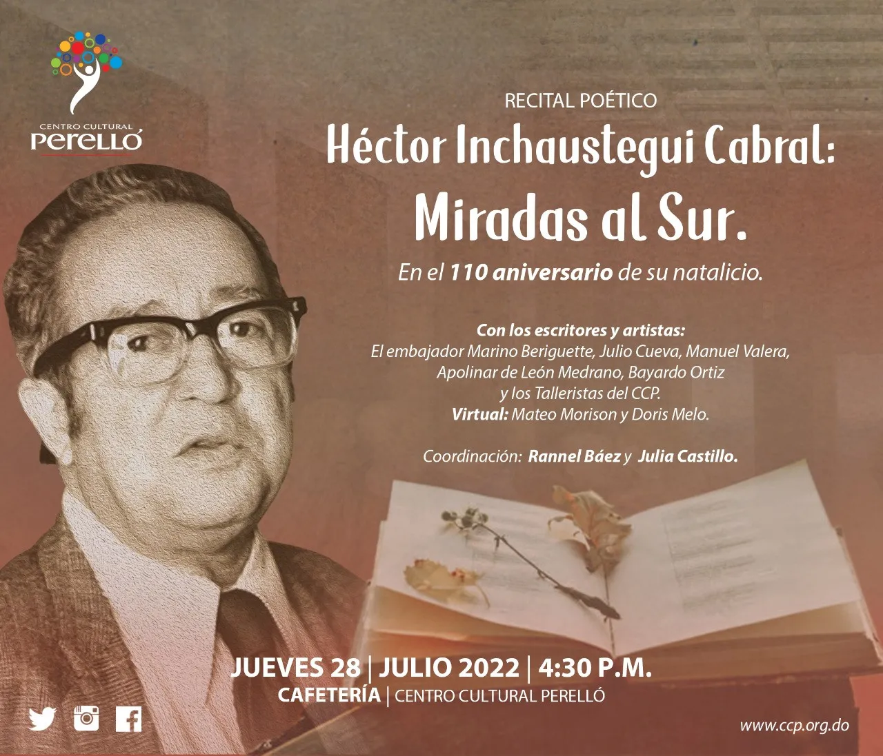 Héctor Incháustegui Cabral, el gran poeta vivo en su 110 aniversario