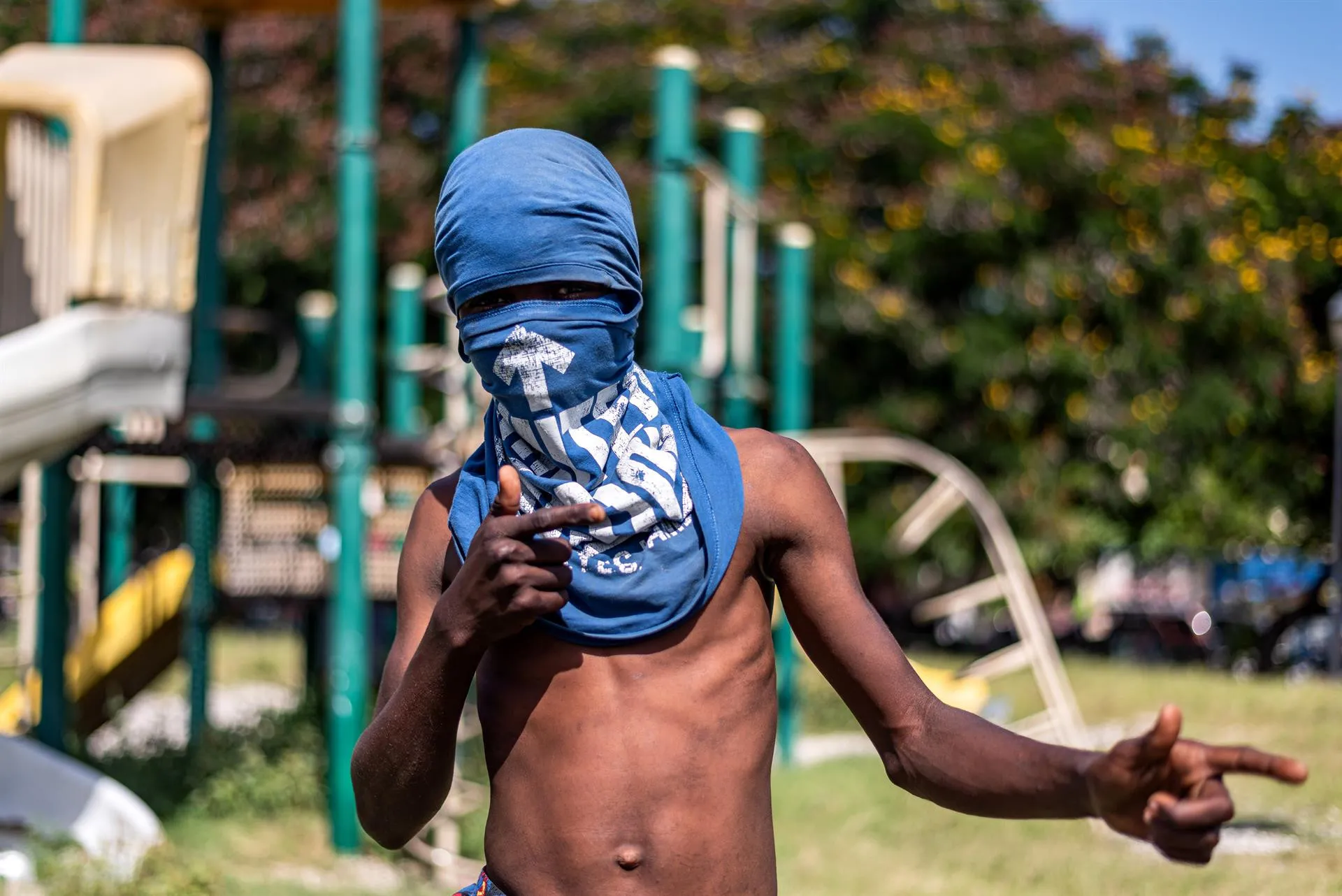 Policía haitiana mata a 9 y deja heridos a 13 miembros de bandas armadas