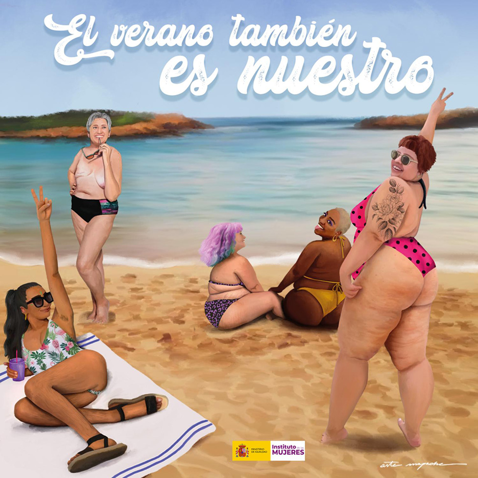 El gobierno de España da explicaciones sobre la polémica campaña que usó imágenes de mujeres sin permiso