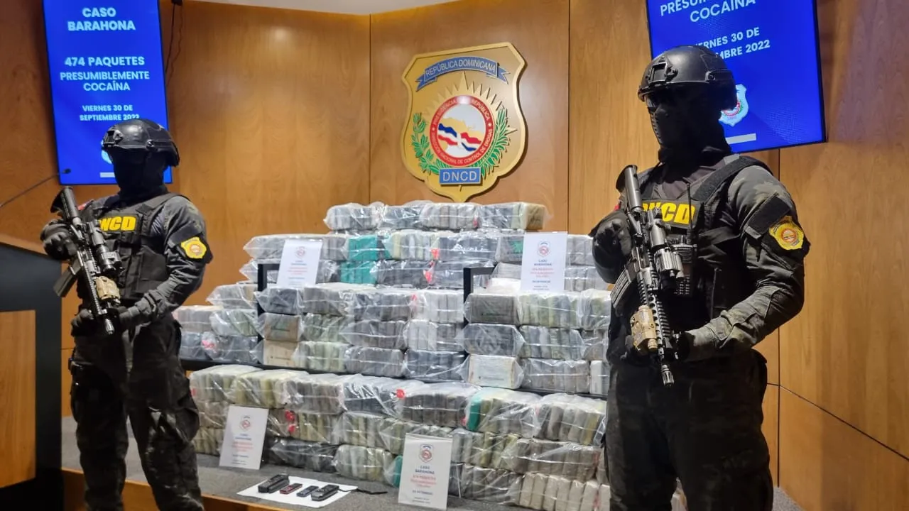 DNCD confisca 474 paquetes de supuesta cocaína