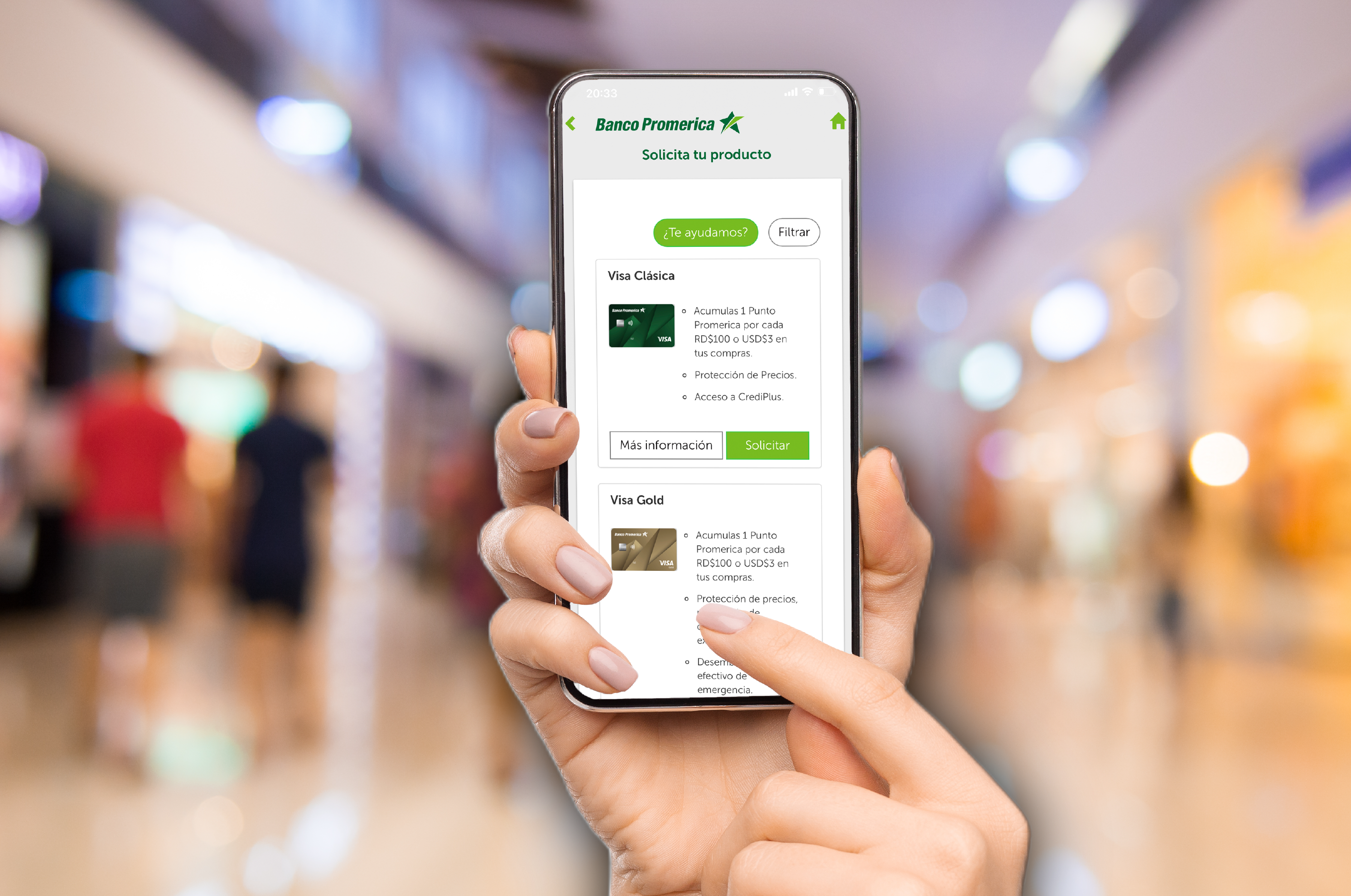 Banco Promerica ofrece opción de obtener tarjeta de crédito desde el celular Banco Promerica ofrece opción de obtener tarjeta de crédito desde el celular