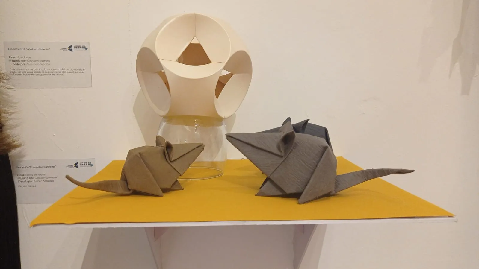 Exposición origami en Babeque anuncia talleres y visitas guiadas