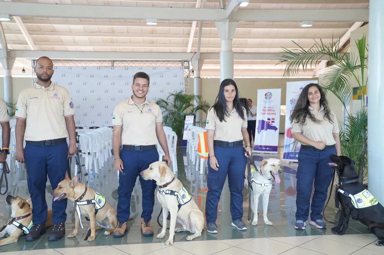 Agricultura implementa unidad canina en el Aeropuerto Internacional del Cibao