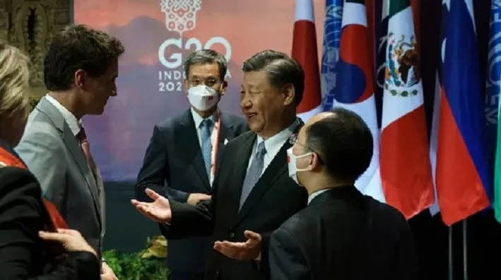 VIDEO: Presidente chino increpó al primer ministro canadiense