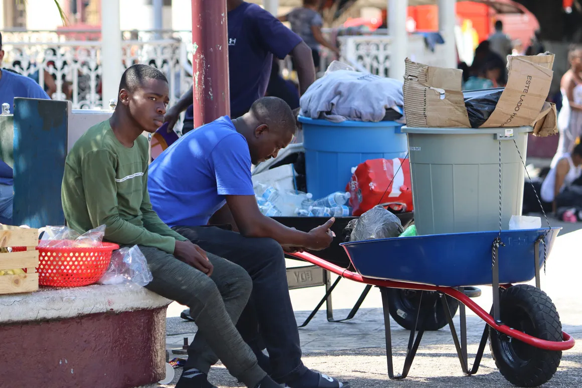 Los migrantes de Haití crean su propia economía en la frontera sur de México