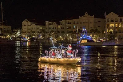 La ciudad destino Cap Cana celebró su tradicional Christmas Boat Parade