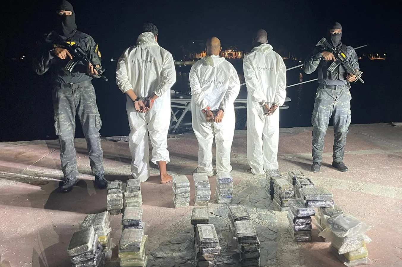 Decomisan 112 paquetes de cocaína en una lancha rápida a varias millas náuticas en Punta Cana