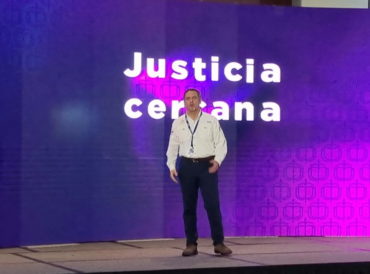 Molina Peña reafirma meta judicial de 0% mora, 100% de acceso y 100% de transparencia