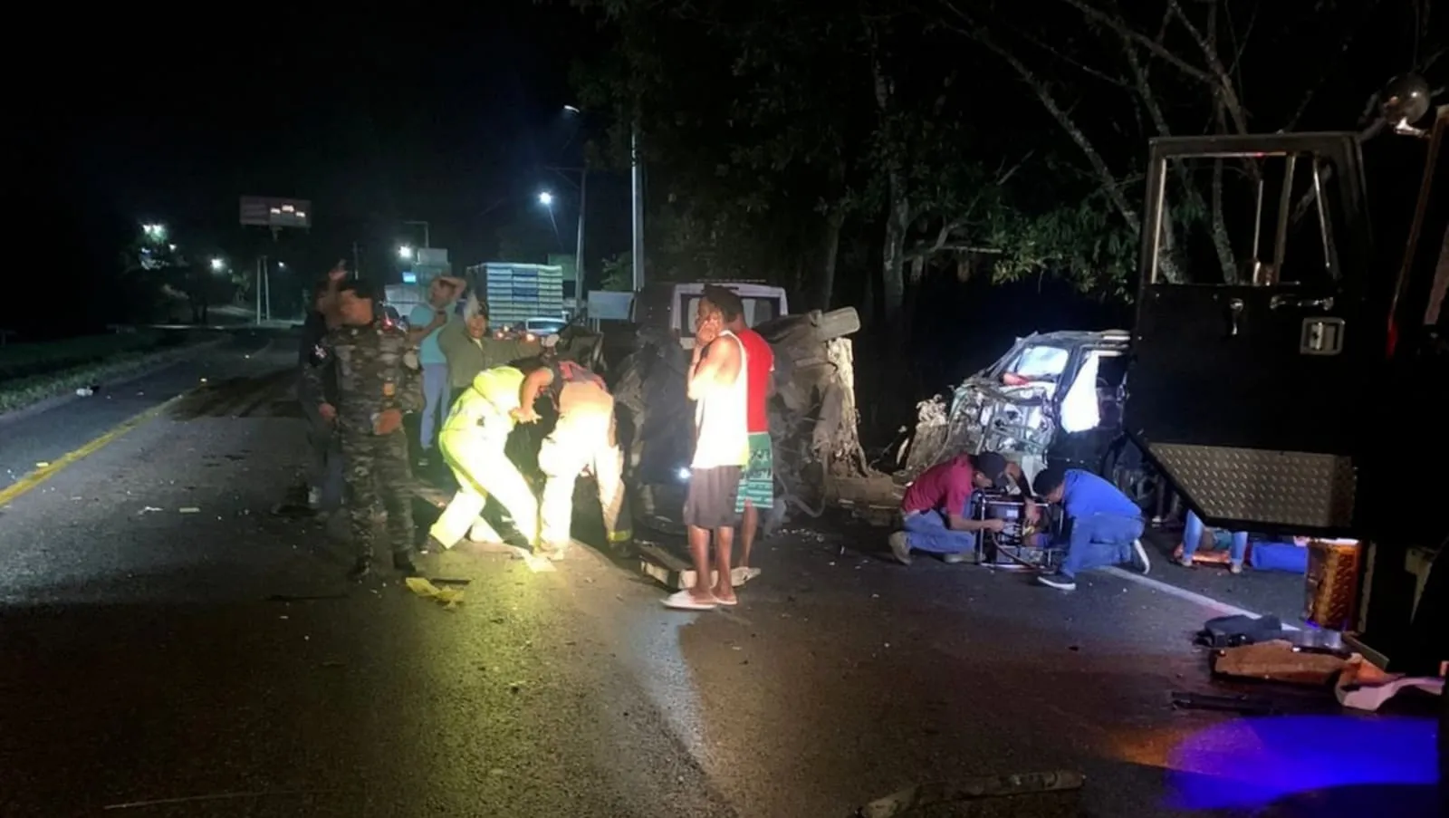 Cinco muertos en accidente de tránsito en la autopista Duarte, entre ellos tres niños