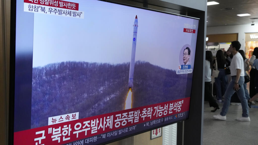 El lanzamiento fallido de un satélite espía norcoreano causa pánico en Seúl