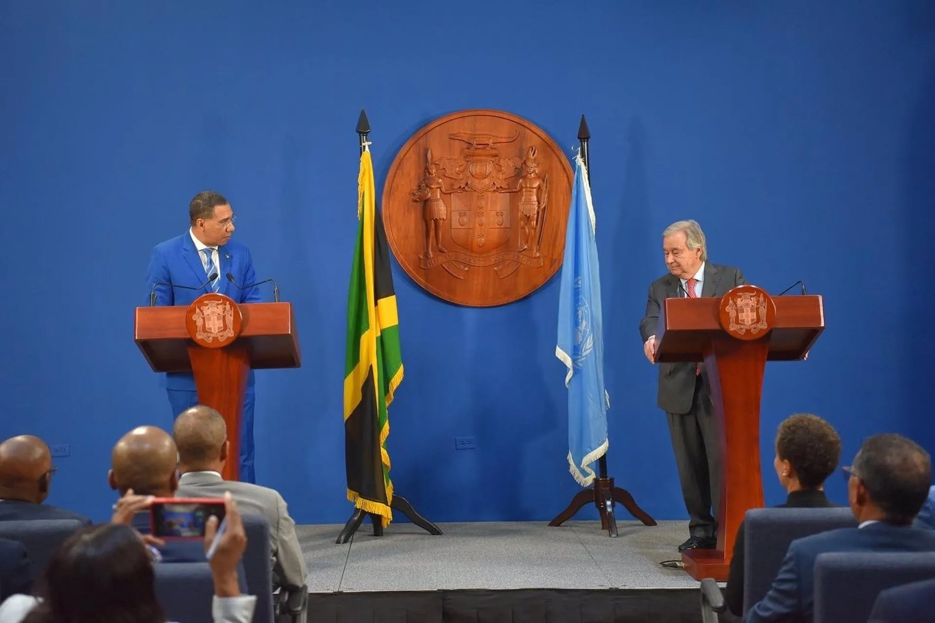 El jefe de la ONU alerta en Jamaica crisis haitiana amenaza seguridad del Caribe