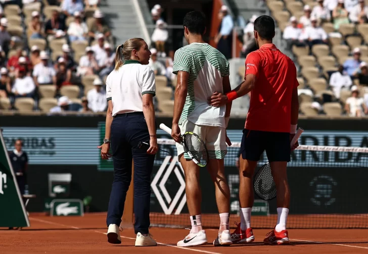 Djokovic contra Djokovic por lesión del joven Alcaraz