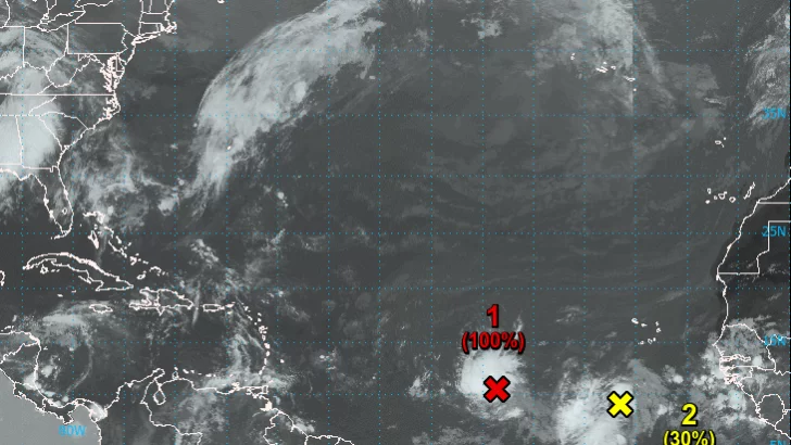 EE.UU. prevé la pronta formación de una depresión tropical en el Atlántico