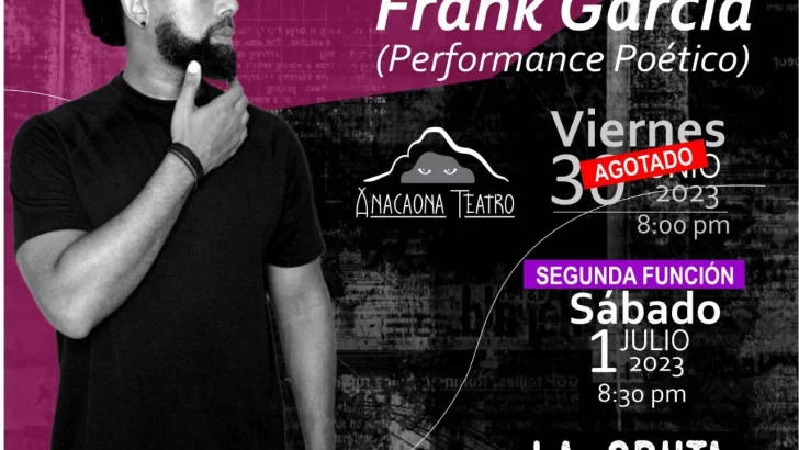 Nuevo recital de Frank García en Anacaona Teatro