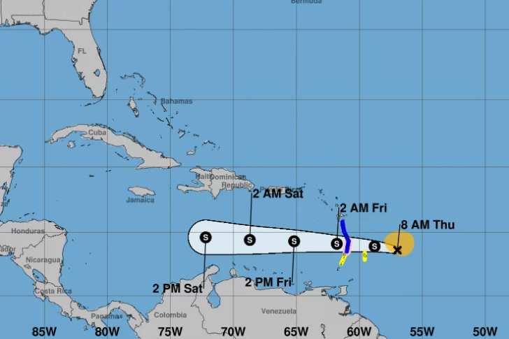 Estas son las provincias en las que Onamet pronostica aguaceros, mientras vigila tormenta Bret