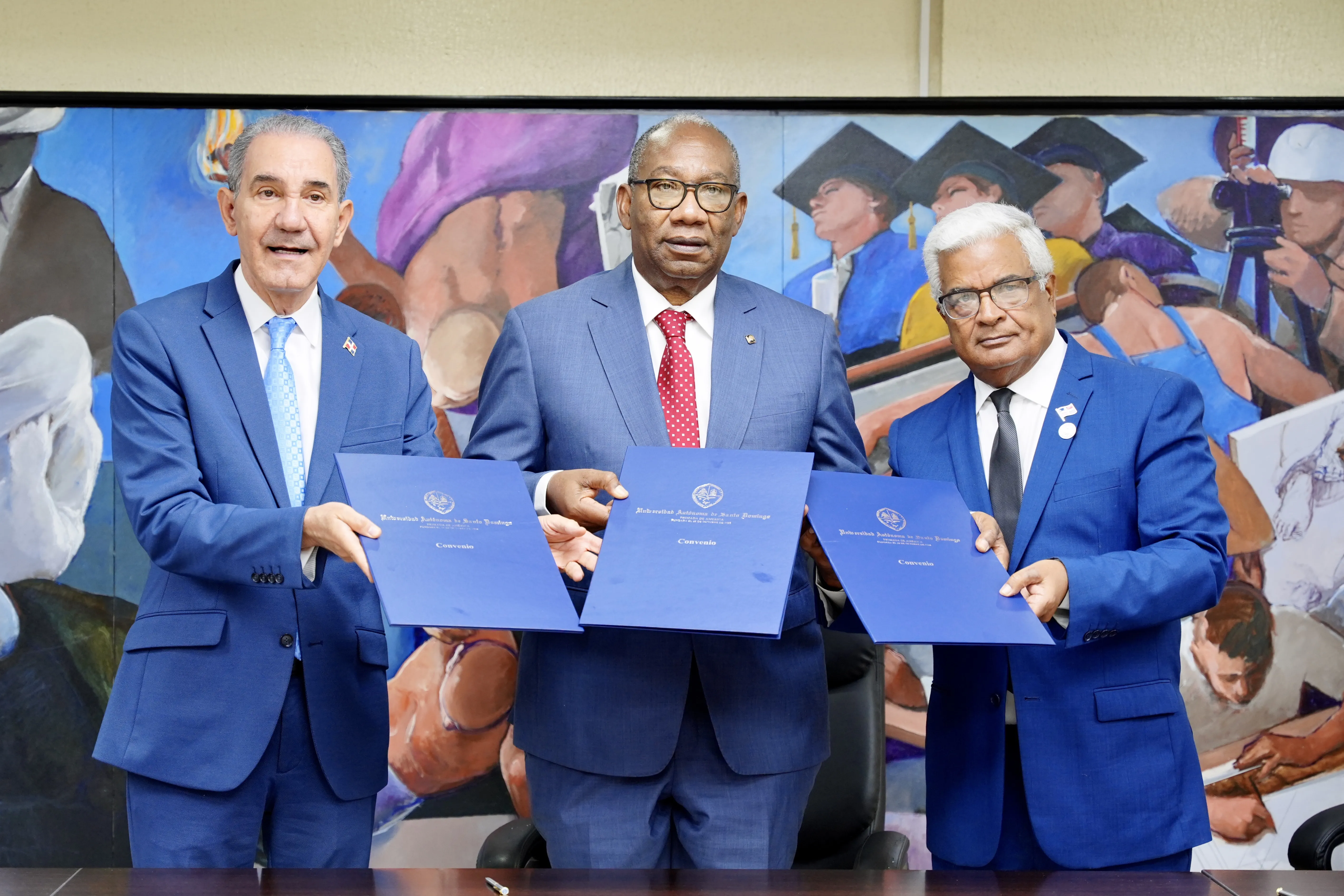 UASD, Mescyt y Bienes Nacionales firman acuerdo de cooperación institucional