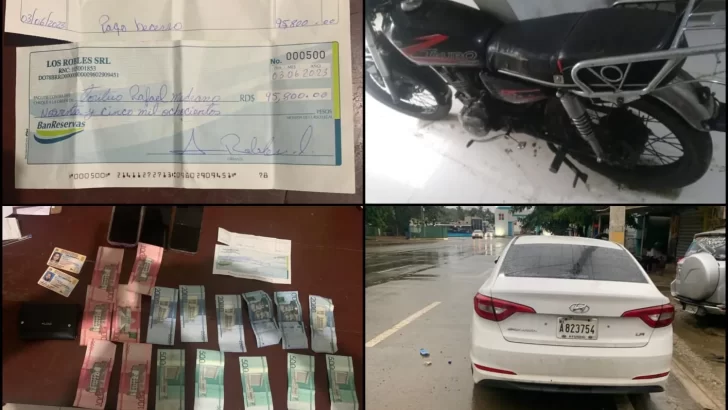 Apresan tres presuntos estafadores trataron cambiar cheque falso por 95,800 pesos