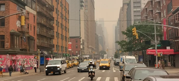 Nueva York en alerta por mala calidad del aire