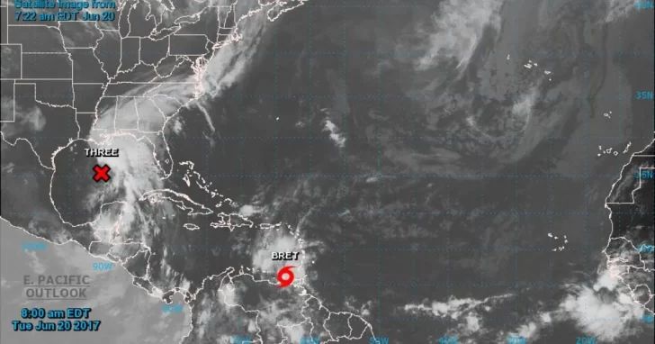 Se forma la tormenta tropical Bret que puede volverse huracán en dos días