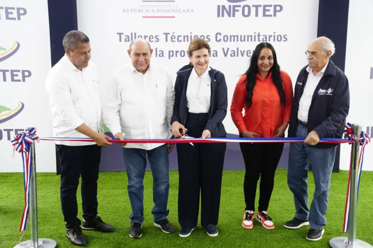 Vicepresidenta inaugura centro de capacitación del Infotep en Valverde