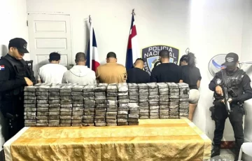 Incautan de 245 paquetes de cocaína en labores preventivas en Barahona