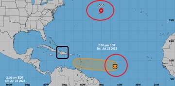 Sistema de baja presión amenaza con pasar a depresión tropical