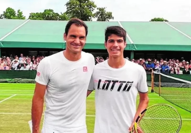 Cuando Alcaraz conoció a Federer