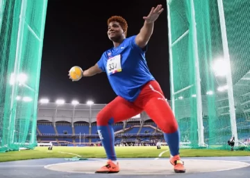 Dominicana Rosa Ramírez, campeona del lanzamiento de peso