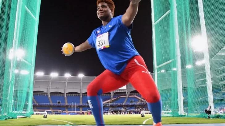 Dominicana Rosa Ramírez, campeona del lanzamiento de peso