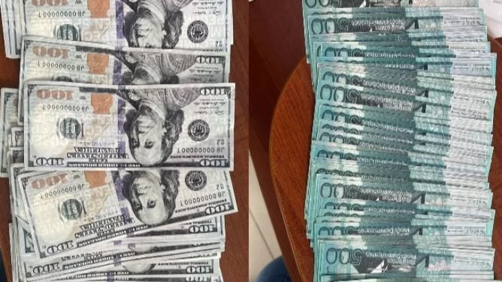 Apresan hombre por posesión de billetes falsos en pesos y dólares