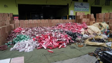 Incineran 6.4 millones de unidades de cigarrillos provenientes del mercado ilícito