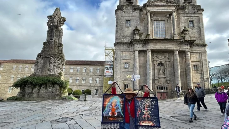 Nuestra Señora de la Altagracia visita Santiago de Compostela y La Coruña en Galicia, España