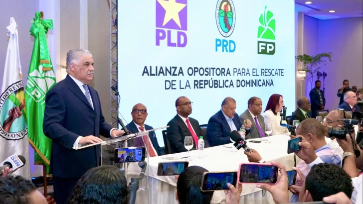 Vargas Maldonado anuncia alianza política parcial del PRD, PLD y FP