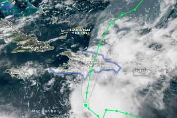 Tormenta Franklin: a qué distancia está de RD y cuál es la velocidad de sus vientos