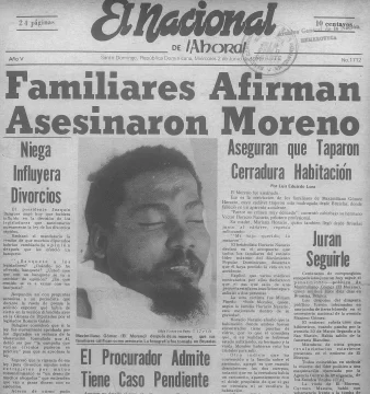Las muertes de El Moreno y Miriam Pinedo (2): Documentación sobre los horrendos crímenes